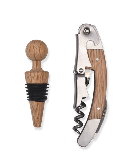 Classic Bottle Opener and Stopper Set