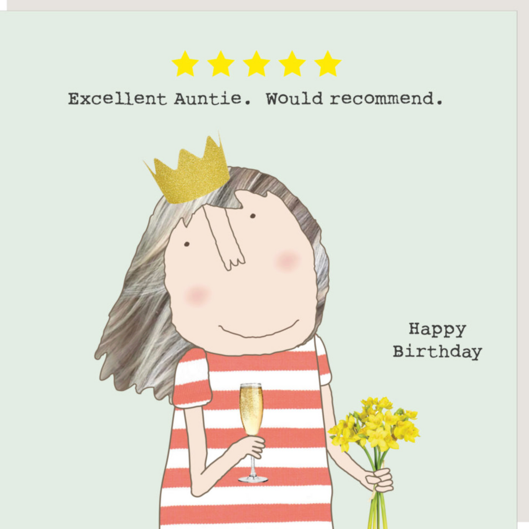 Five Star Auntie Card