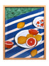 Citrus Plate Framed Print - Large