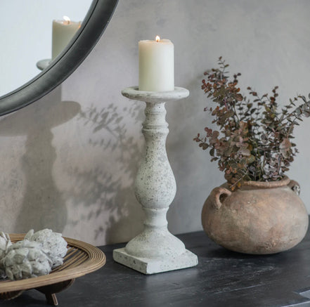 Birkdale Large Stone Candle Holder