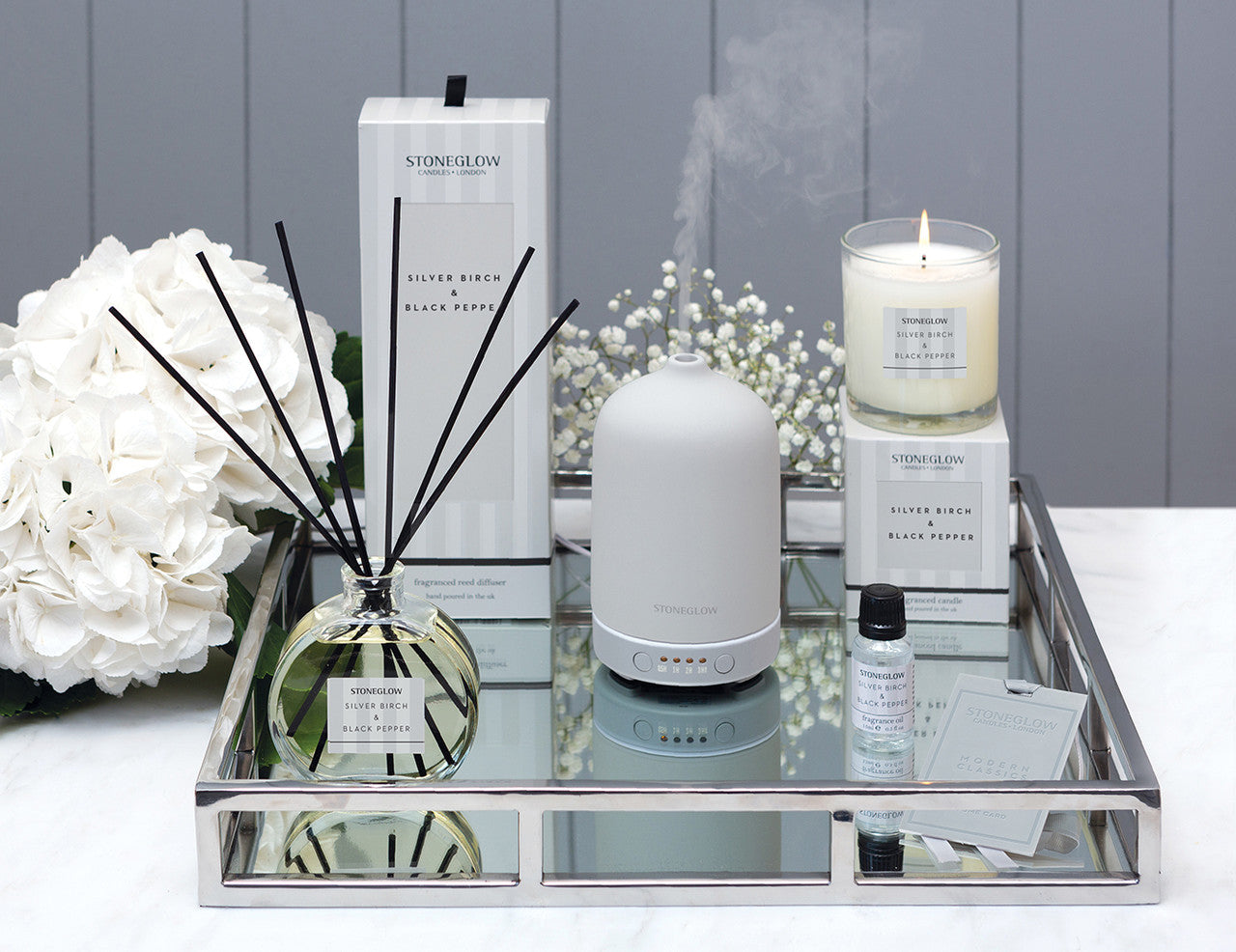 Modern Classics Silver Birch & Black Pepper Reed Diffuser – 120ml