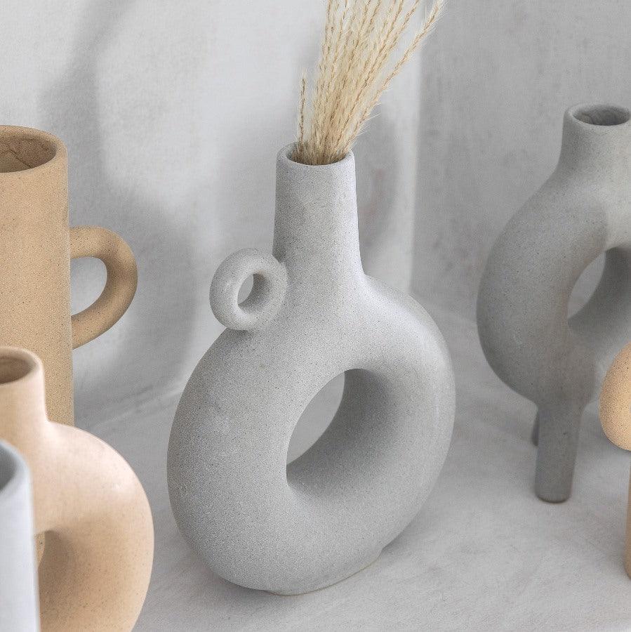 Soren Vase Light Grey