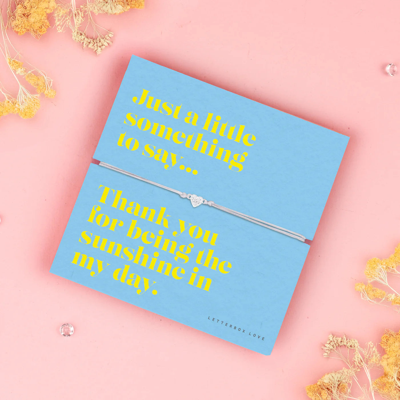 Sunshine Sentiment Bracelet