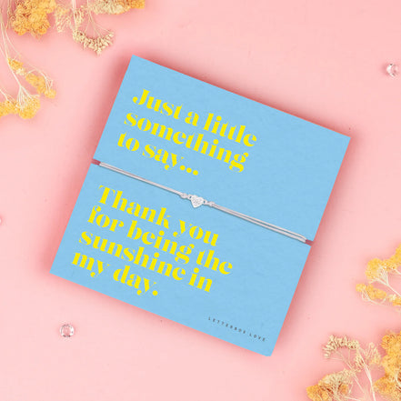 Sunshine Sentiment Bracelet