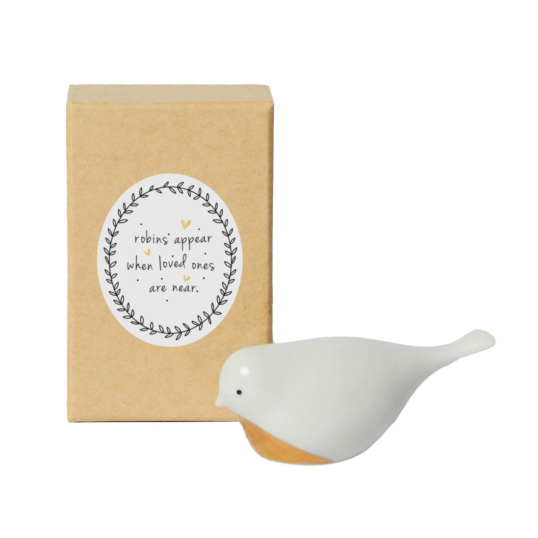 Porcelain Token Box-Robin