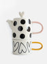 Spot/Heart Tea For One Boxed Teapot & Cup Set