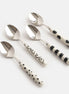 Mono Patterns Boxed Set Of 4 Teaspoons