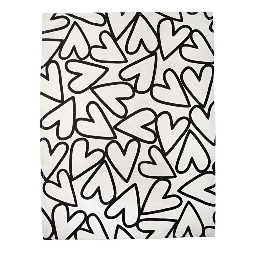 Kitchen/Hearts Tea Towel Set of 2