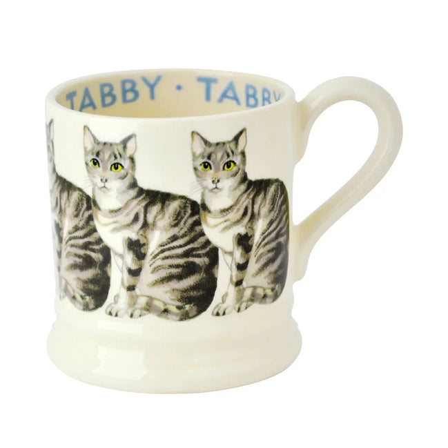 Cats Tabby 1/2 Pint Mug