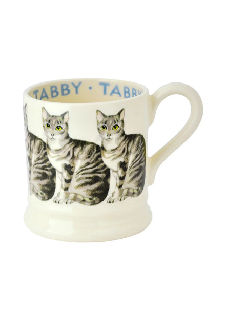 Cats Tabby 1/2 Pint Mug
