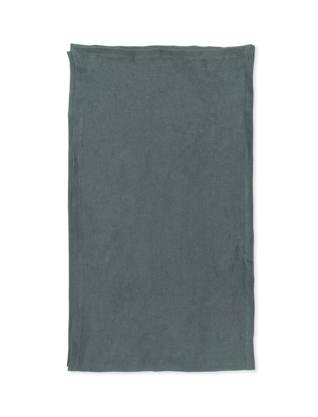 Linen Table Runner - Charcoal