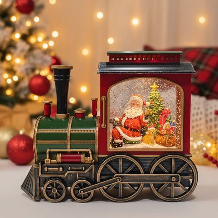 Santa Train Water Spinner