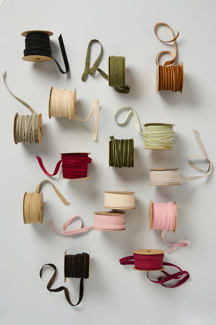 Velvet Ribbon 10 m - Light Pink