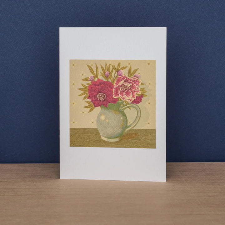 10 Notecards Jug With Hellebores Art Card