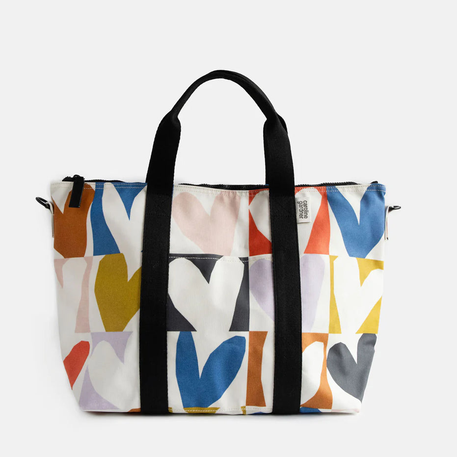 Multi Checkmate Heart Weekend Bag