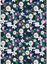 Dark floral pattern gift wrap