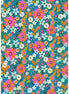 orange flowers gift wrap