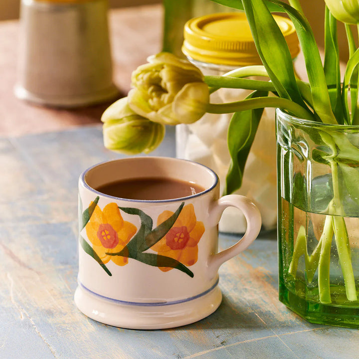 Flowers Windblown Daffodils Small Mug