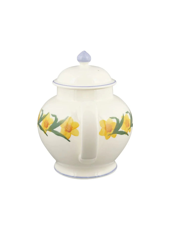 Flowers Windblown Daffodils 4 Mug Teapot