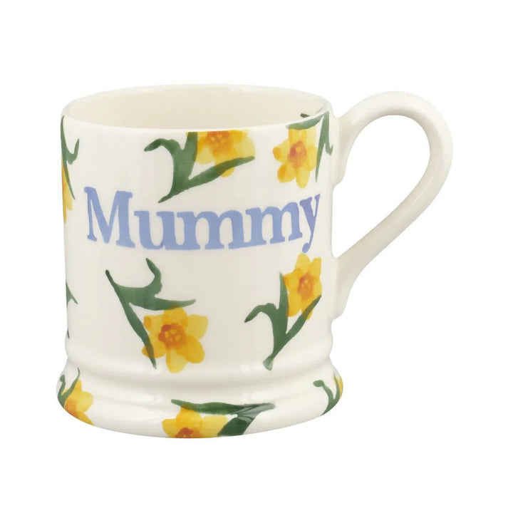 Flowers Windblown Daffodils Mummy 1/2 Pint Mug