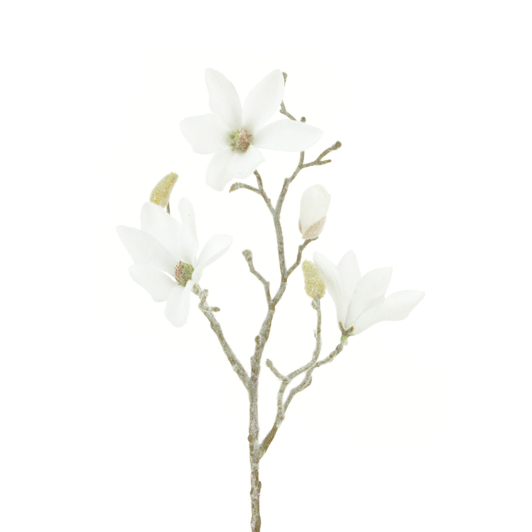 Frosty Magnolia Pick – 45cm