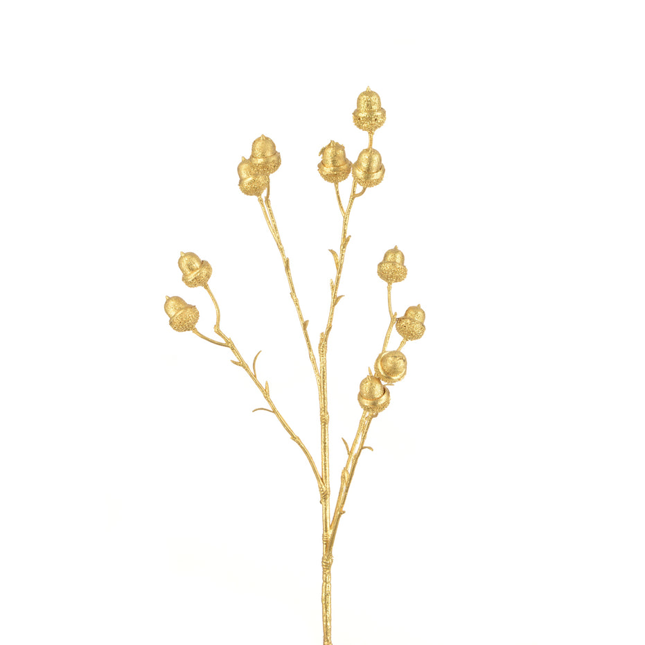 Sparkle Acorn Spray – 62cm