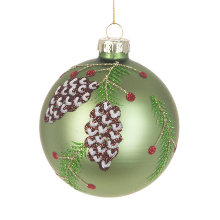Glass Itzel Bauble – 8cm