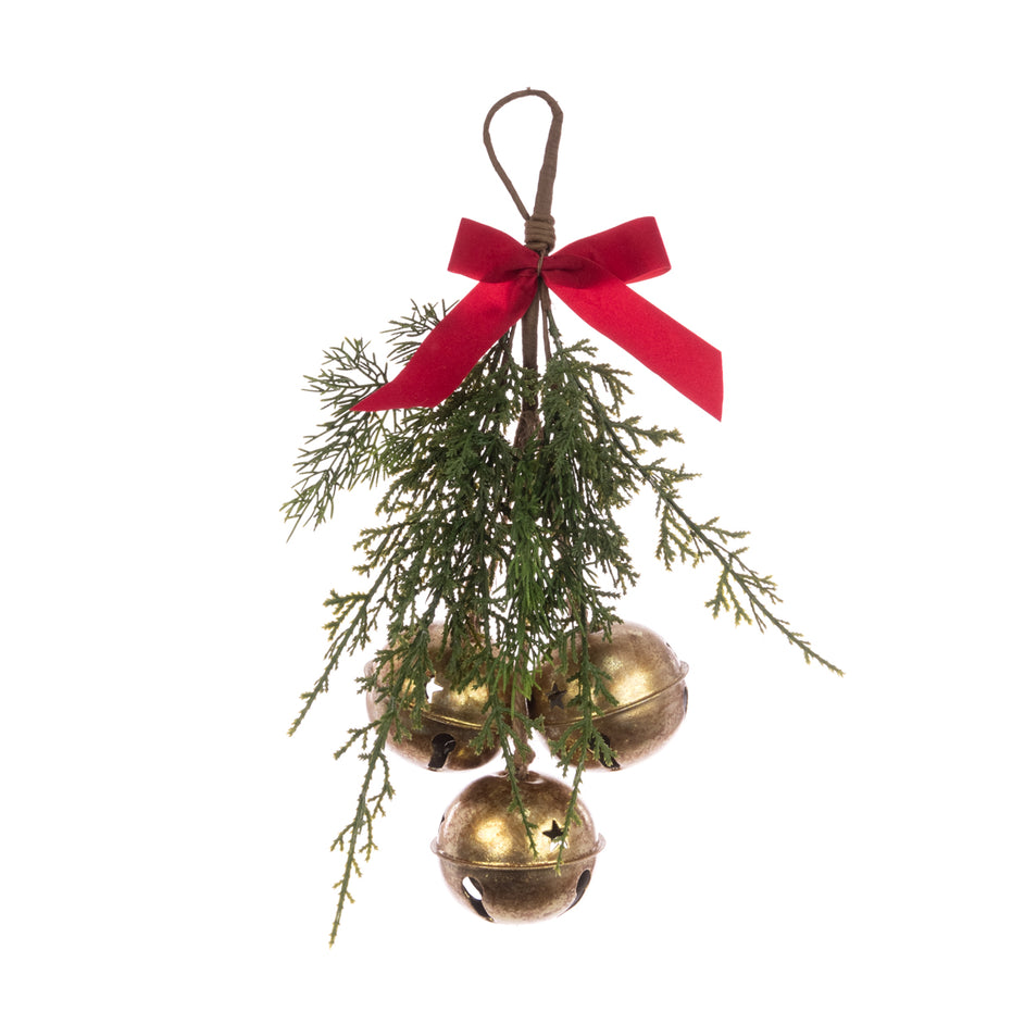 Hanging Bells with Bow – 36cm