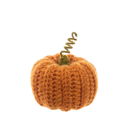 Knitted Orange Pumpkin - 8cm