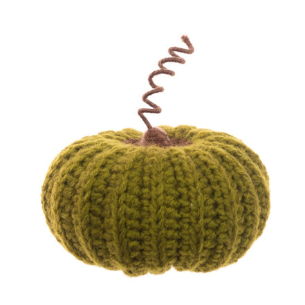 Knitted Green Pumpkin