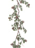 Snowy Mini Pine Cone Garland