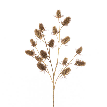 Metallic Thistle Spray – 66cm