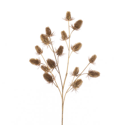 Metallic Thistle Spray – 66cm