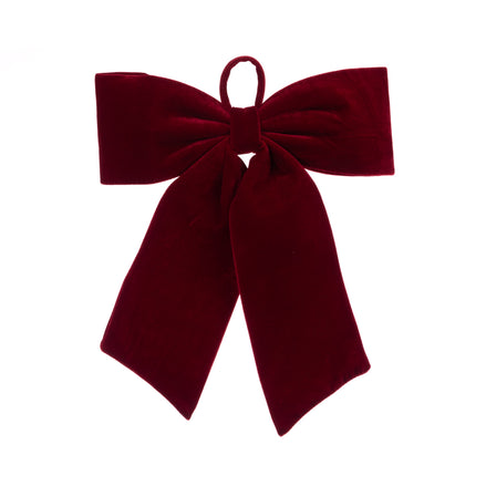 Red Velvet Bow – 38cm