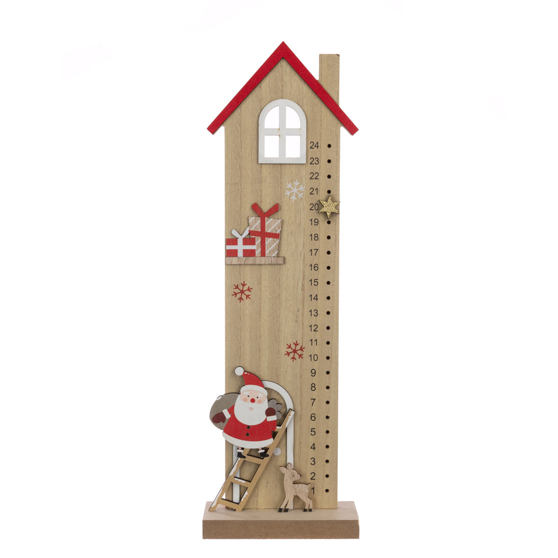 Wooden Christmas Countdown Advent Calender
