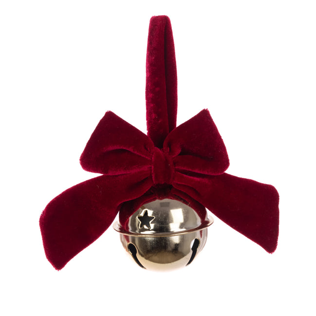 Bell with Velvet Bow – 6cm