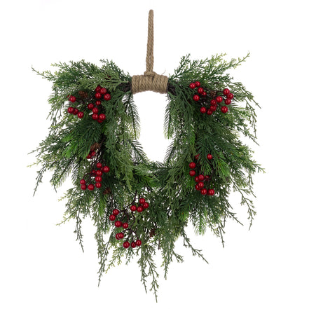 Toft Cedar Jute Wreath – 50cm