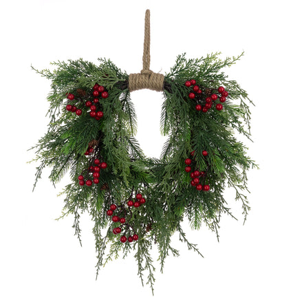 Toft Cedar Jute Wreath – 50cm