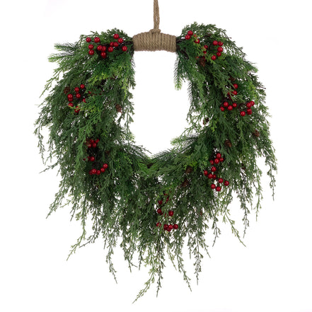 Toft Cedar Jute Wreath – 71cm
