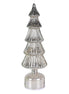 Large Silver Lit Rotating Tree