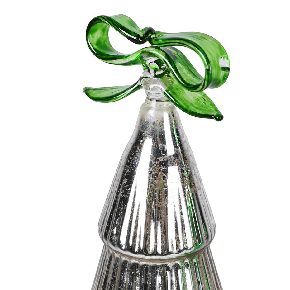 Lit Rotating Bow Tree