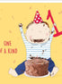 Cake Smash 1st Birthday Card