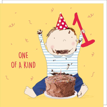 Cake Smash 1st Birthday Card