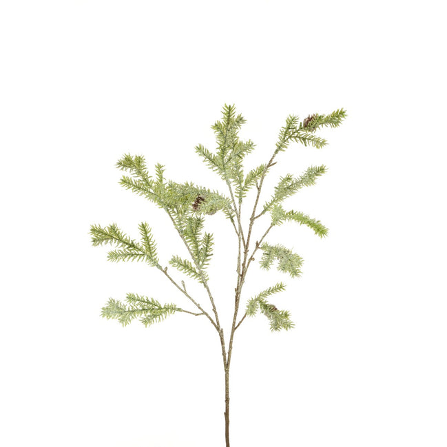 Snowy Cedar Pine Spray 70cm