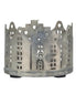 Punched houses Candle holder