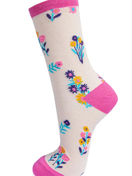 Floral Bamboo Sock