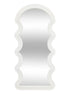 Emily Wave Wall Mirror – White