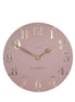 12" Arabic Wall Clock Blush Pink