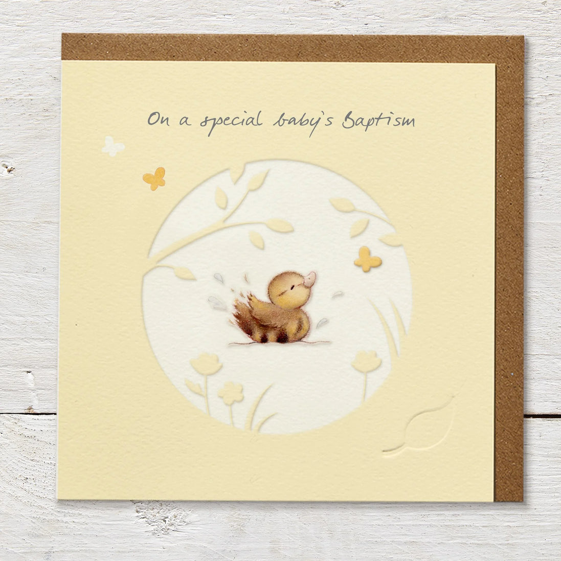 Baby's Baptism Card