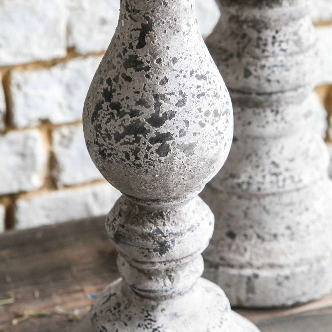 Birkdale Pillar Stone Candleholder